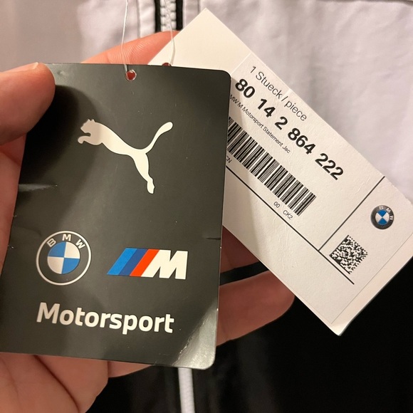 Mens Puma X BMW Motorsport Statement Light Jacket Medium - Picture 5 of 10